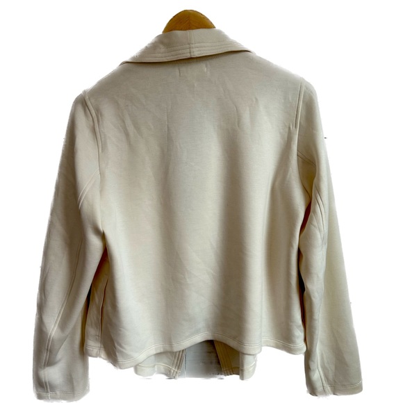 Max Studio | Scuba Short Drape Blazer | Size L - Picture 2 of 3